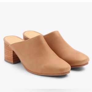 Nisolo | Mules | Tan Leather Almond Toe Shoes | Size 7